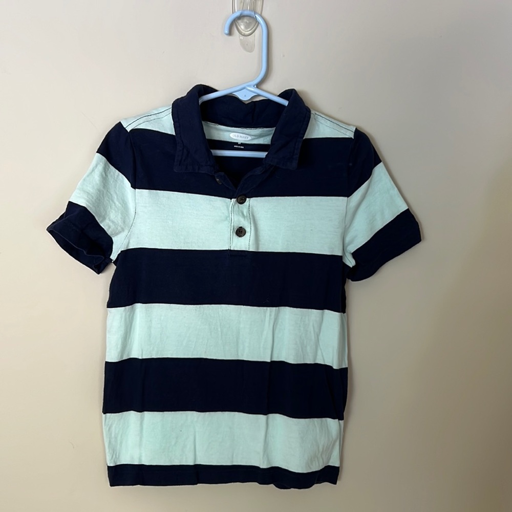 Old Navy short sleeve polo stripe size 5T